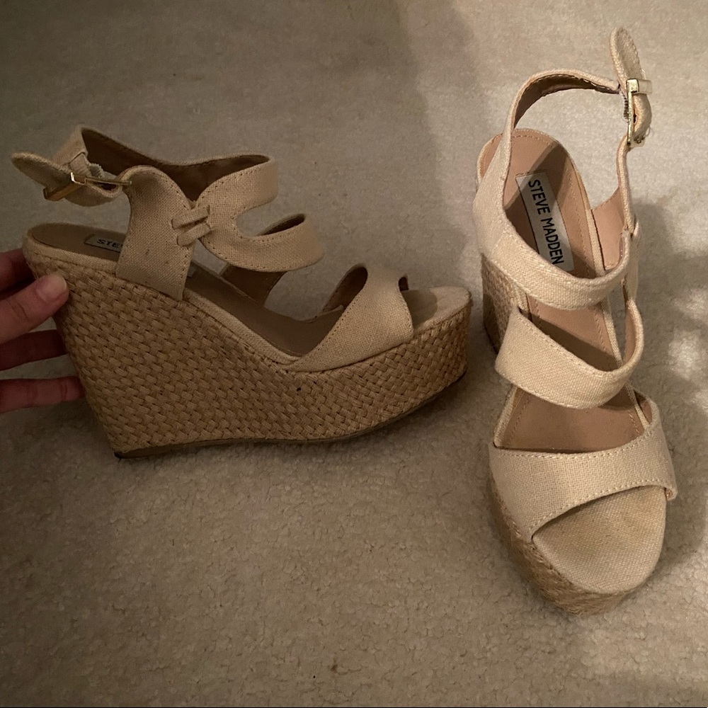 Steve Madden wedge sandals